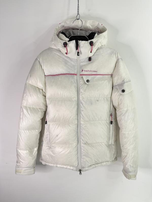 Damen Peak Performance Daunenjacke Weiß 38 / M /