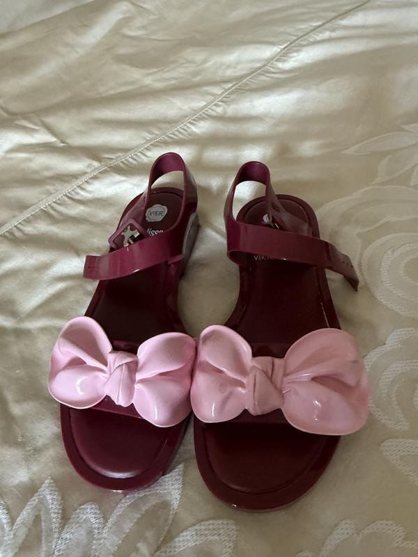 Damen Melissa Absatzschuhe Himbeere Gummi 38