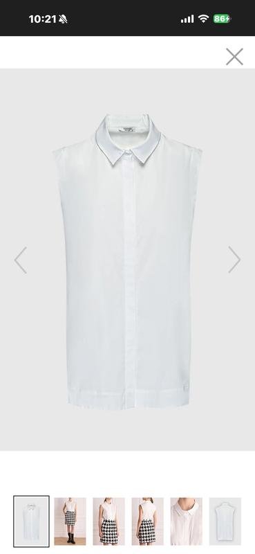 Damen Peserico Hemd Weiß Baumwolle 38