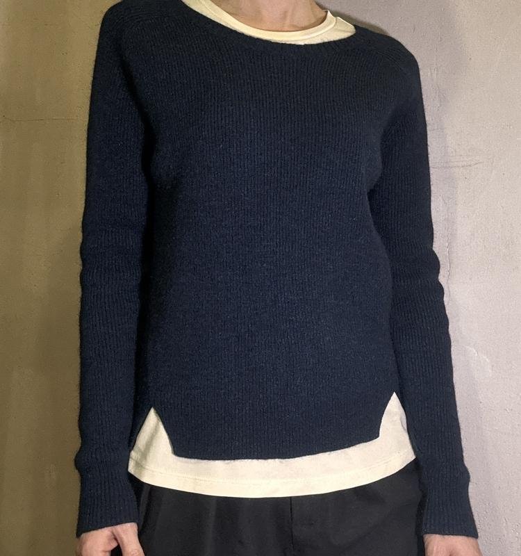 Femme Samsoe Samsoe Pull Bleu Marine Angora 34 /