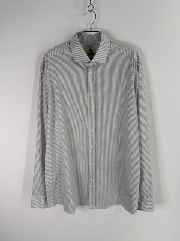 Uomo Hackett Camicia Bianca Cotone 42 / XL / 50