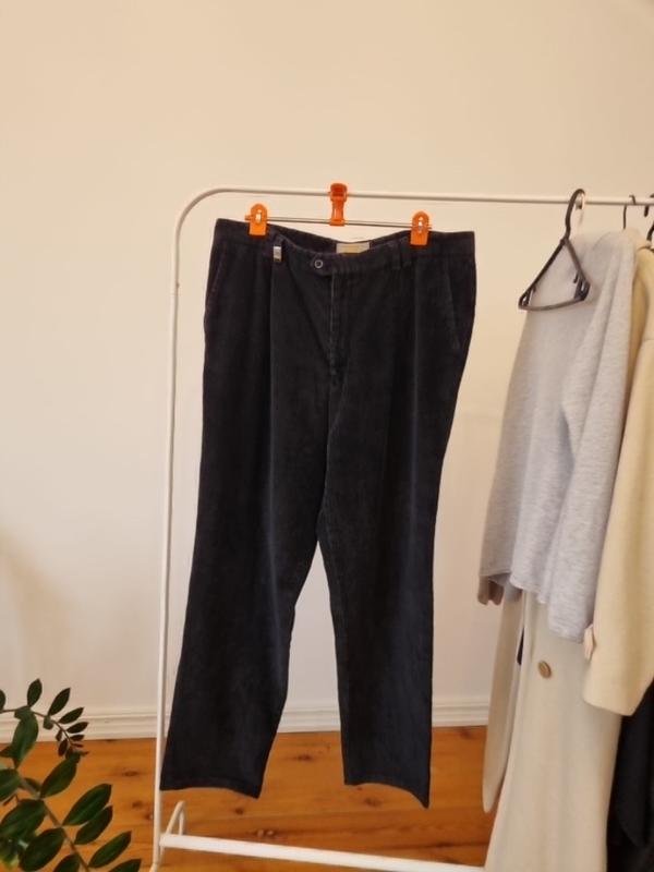 Men Camel Active Trousers Dark Gray Velvet Other