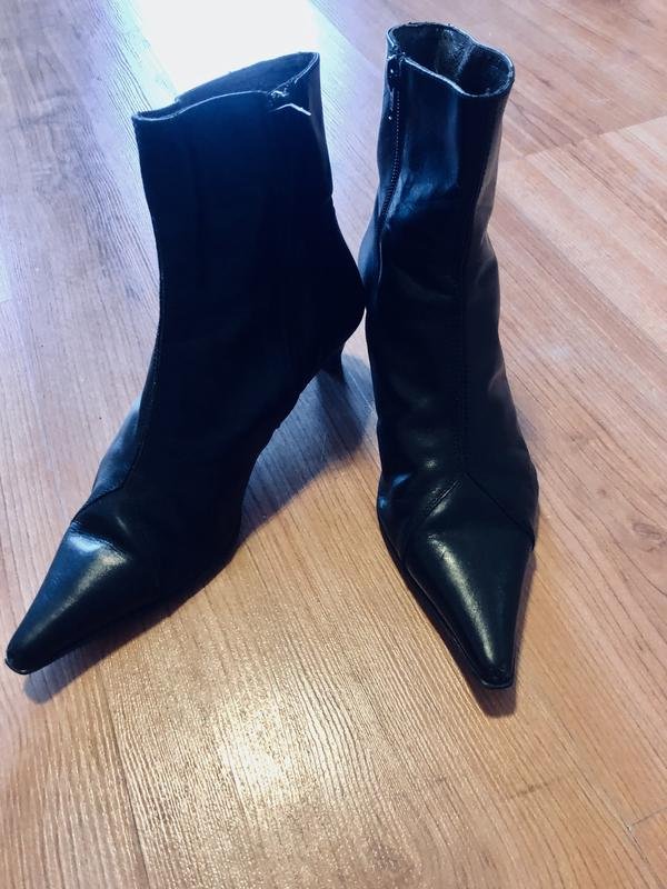 Donna Pierre Cardin Stivali Neri Pelle 39