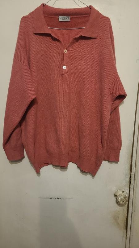 Мужской Cruciani Джемпер Коралловый Кашемир 54 /