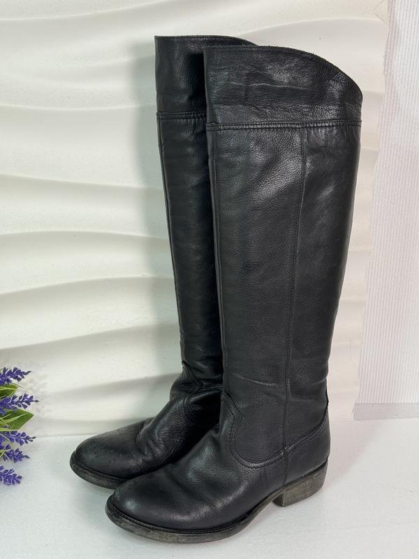 Женские Lavorazione Artigianale Сапоги Чёрный Кожа