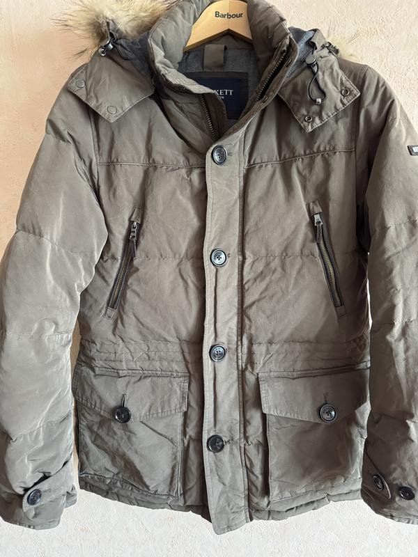 Uomo Hackett Giacca Piumino Oliva 38 / M / 46