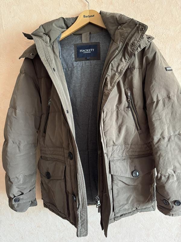 Uomo Hackett Giacca Piumino Oliva 38 / M / 46