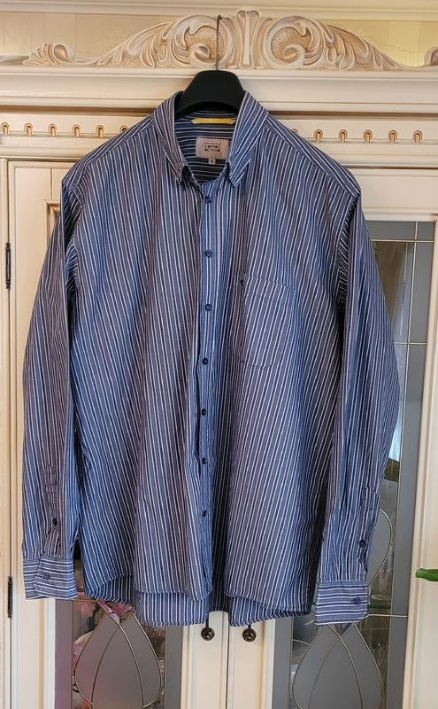 Men Camel Active Shirt Navy 42 / XL / 50