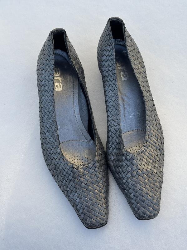 Femme Ara Talons Gris Cuir 35.5