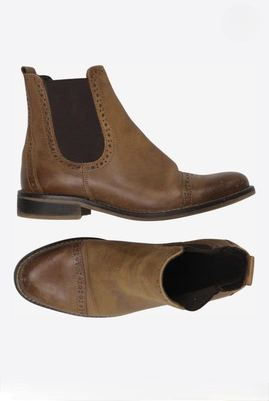 Damen 5th Avenue Stiefel Braun Leder 38