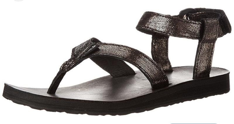 Femme Teva Talons Noir Cuir 42