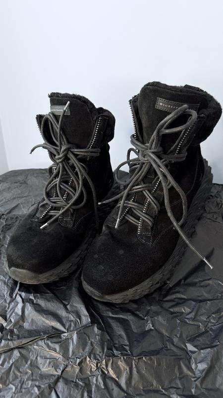 Herren Giuseppe Zanotti Stiefel Schwarz Wildleder