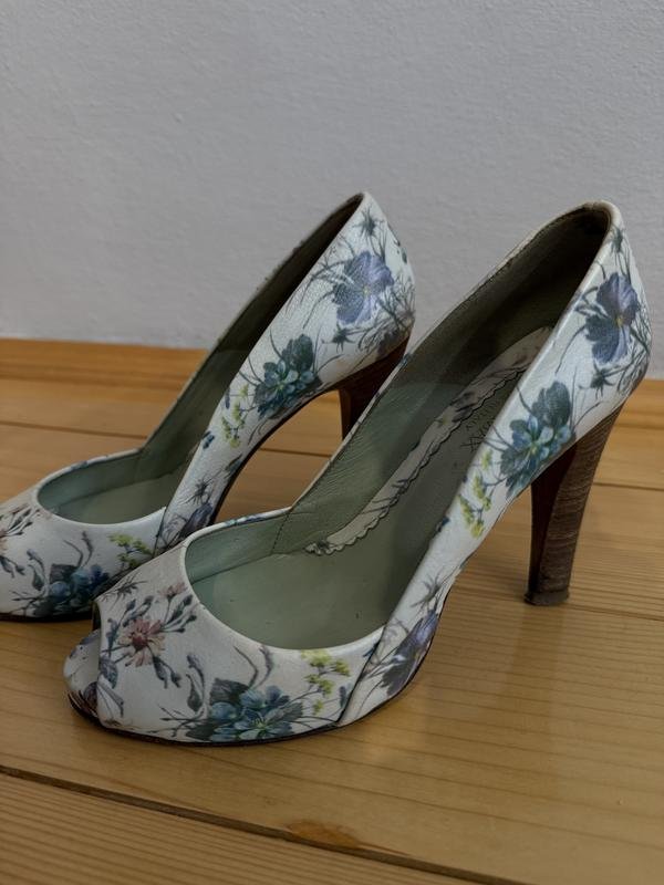 Women Sportmax Heels White Leather 37