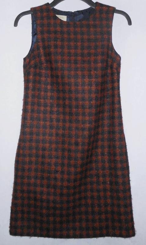 Women Hobbs Dress Brown Wool 44