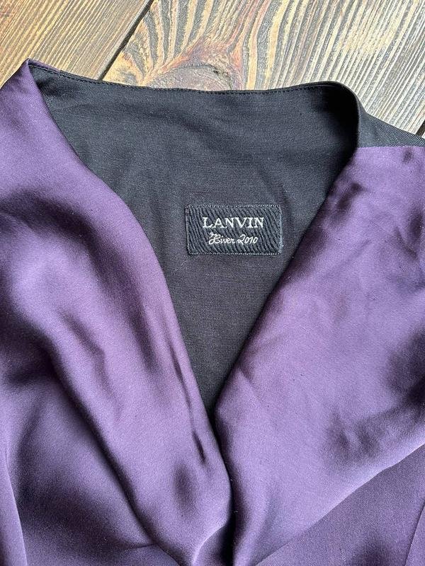Женское Lanvin Платье Фиолетовое Шелк 36 / S / 44