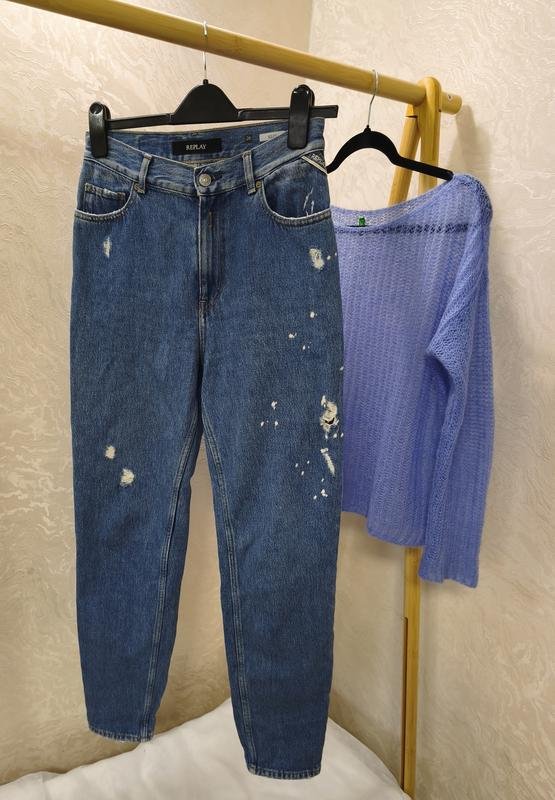 Damen Replay Jeans Marineblau 26 / S