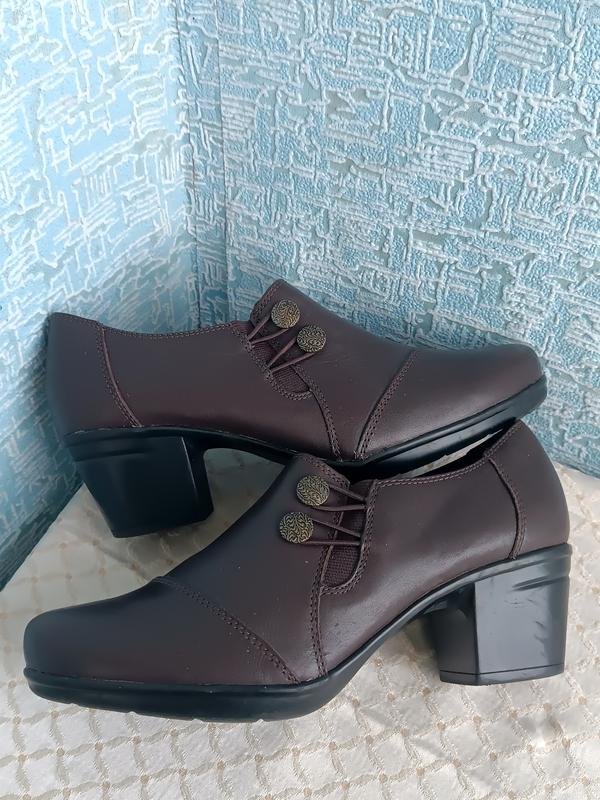 Женские Clarks Ботинки Коричневый Кожа 37