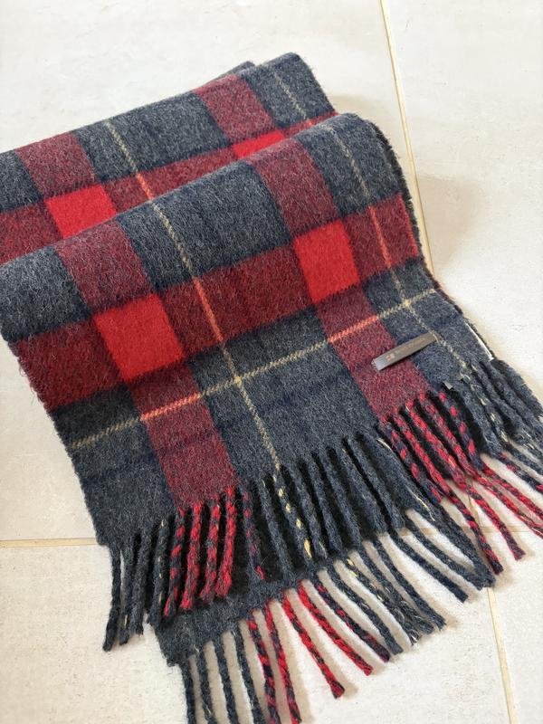 Unisex BOSS Orange Scarf Red Wool