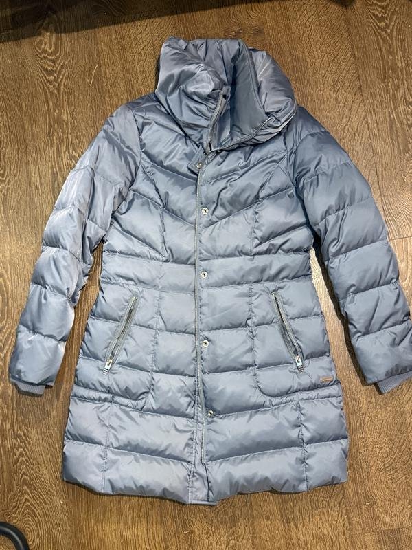 Женский Kenneth Cole Пуховик Серый 38 / M / 46