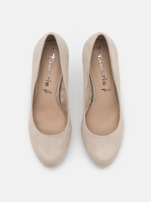 Women Tamaris Heels Beige Suede 38