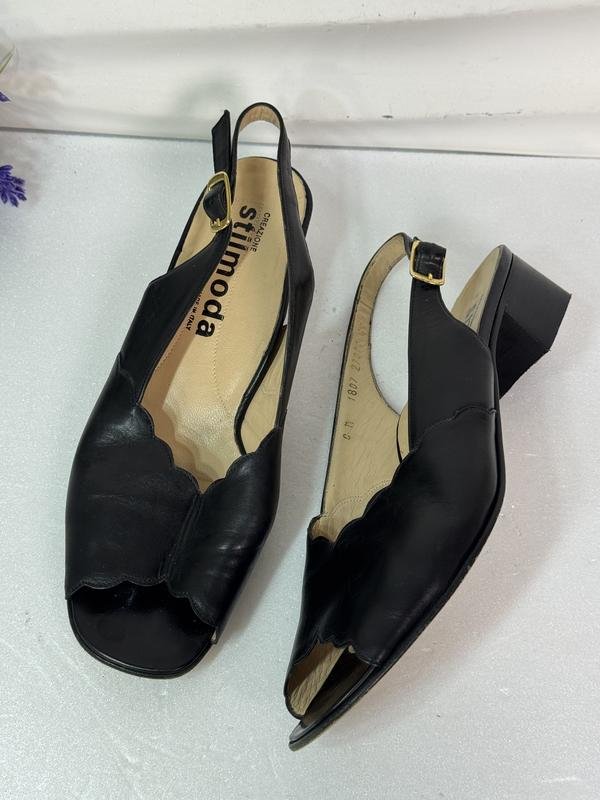 Femme Stilmoda Talons Noir Cuir 39