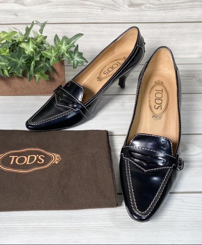 Женские Tod's Туфли Коричневый Кожа 38.5