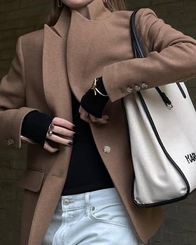 Donna Pure Creative Project Blazer Beige Lana 38