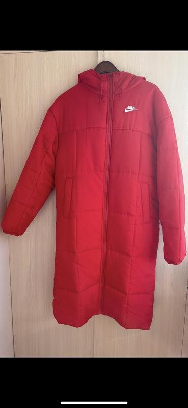 Damen Nike Jacke Rot Polyester 34 / XS / 42