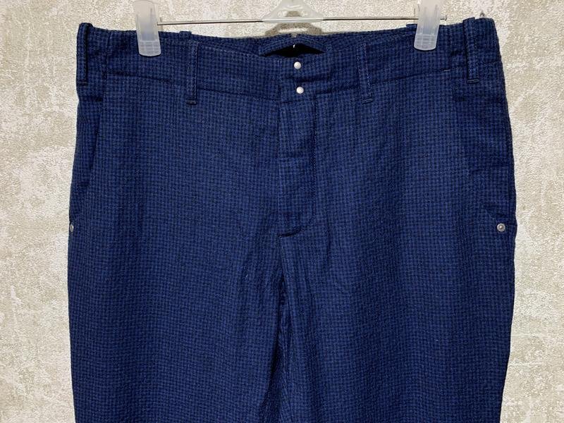 Мужские Incotex Брюки Тёмно-синие Шерсть 29 / S /