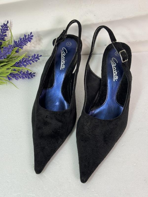 Femme Carina Talons Noir Velours 37