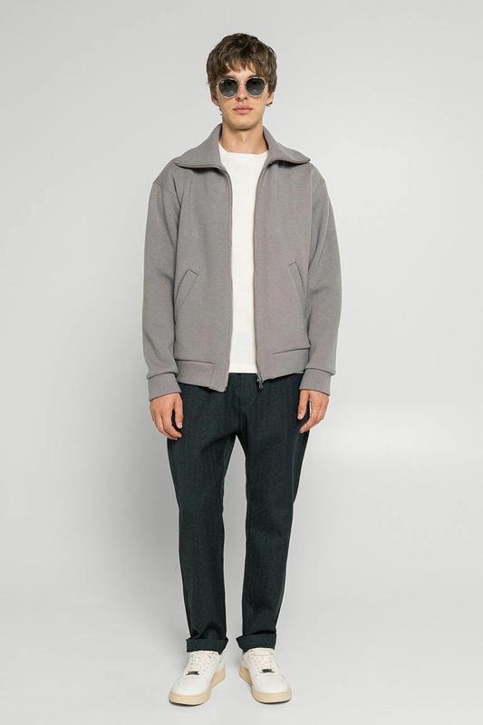 Uomo Barena Venezia Maglione Grigio Lana 42 / XL /