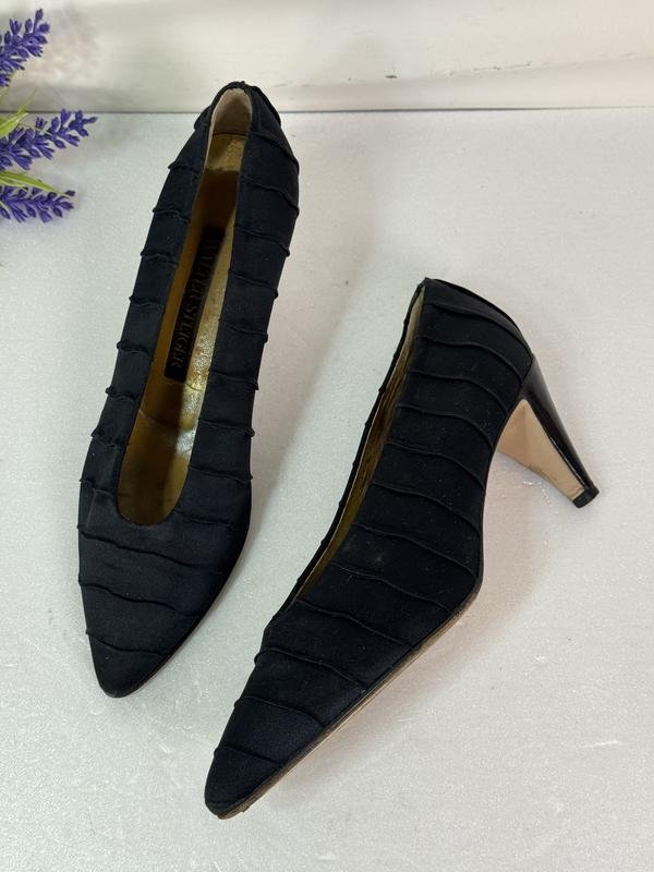 Femme Walter Steiger Talons Noir Satin 35