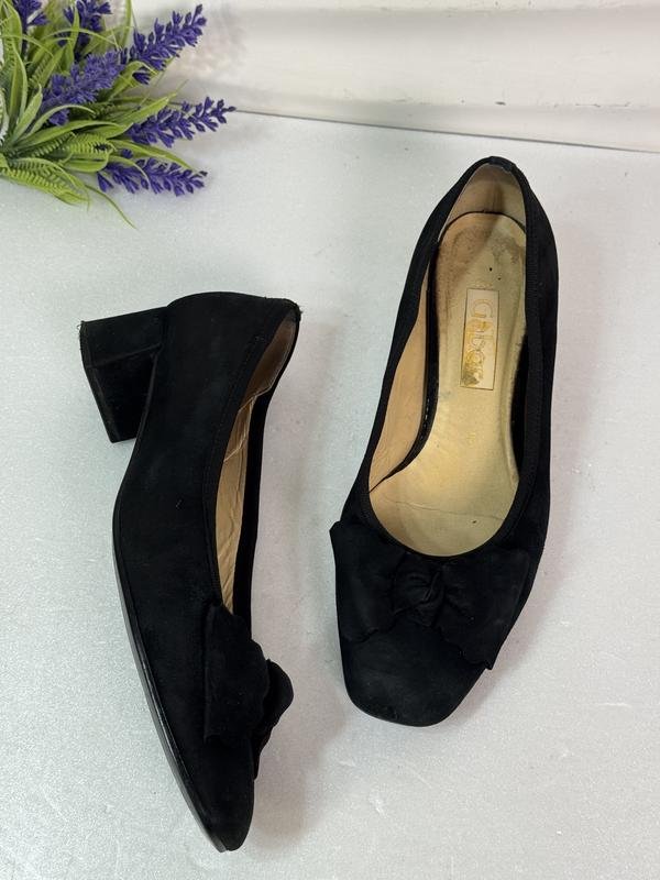 Femme Gabor Talons Noir Suède 38