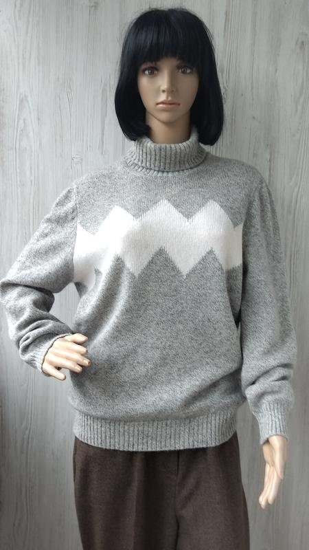 Femme Gran Sasso Pull Gris Laine 38 / M / 46