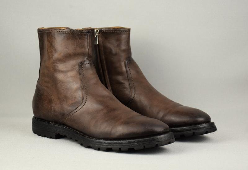 Homme Officine Creative Bottes Marron Cuir 41