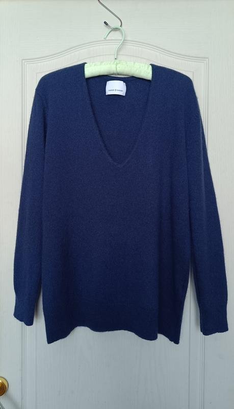 Femme Samsoe Samsoe Pull Bleu Marine Cachemire S