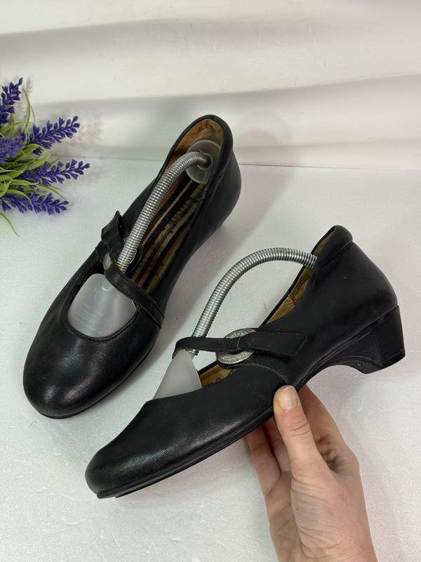 Femme Think! Talons Noir Cuir 39