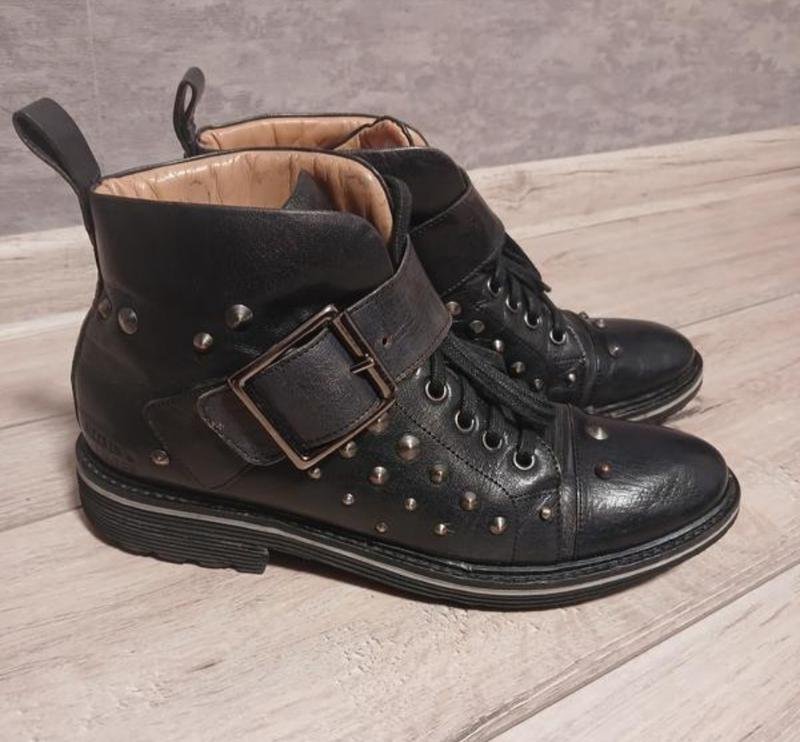 Women Melvin & Hamilton Boots Black Leather 39