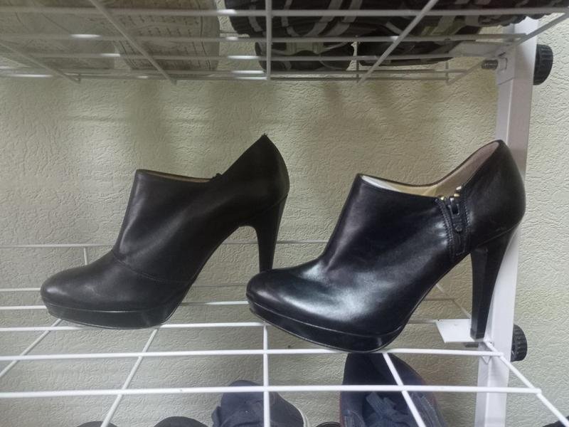 Damen Peter Kaiser Stiefeletten Schwarz Leder 38.5