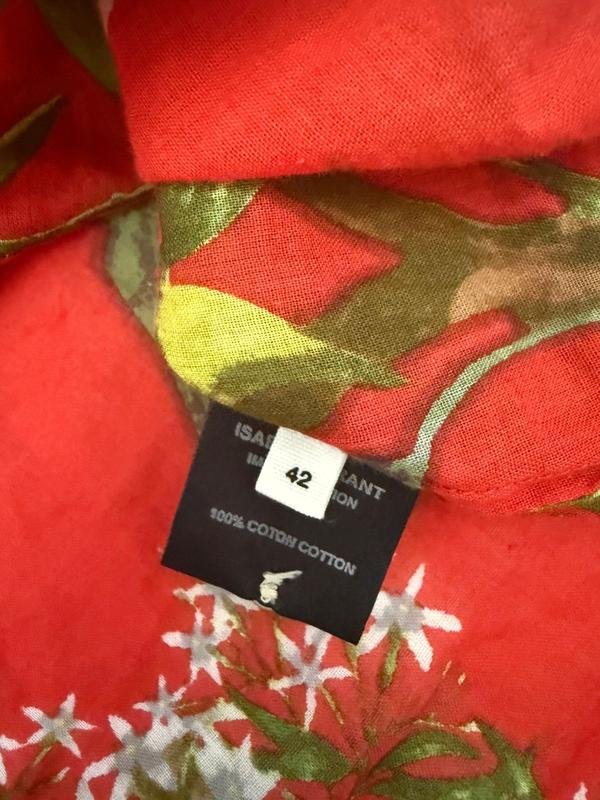 Damen Isabel Marant Hemd Rot Baumwolle 40 / L / 48