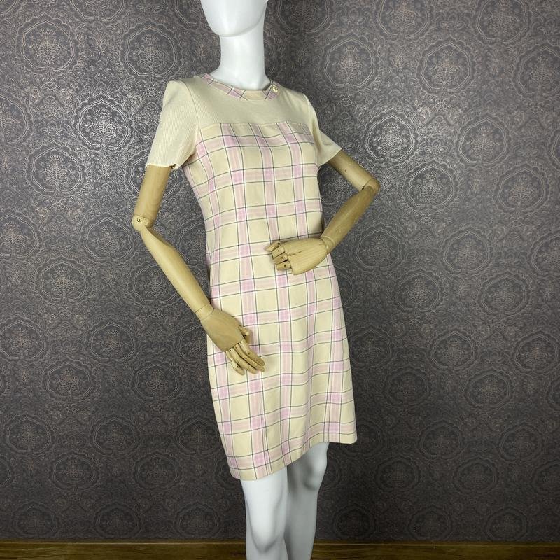 Женское Courrèges Платье Розовое Акрил 36