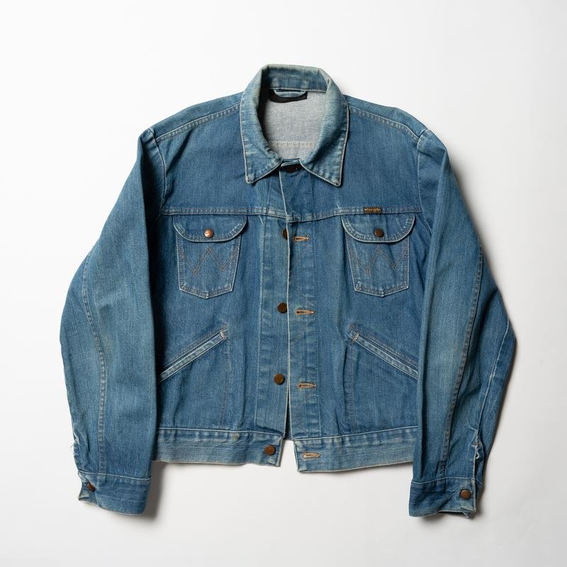 Men Wrangler Jacket Navy Denim 38 / M / 46