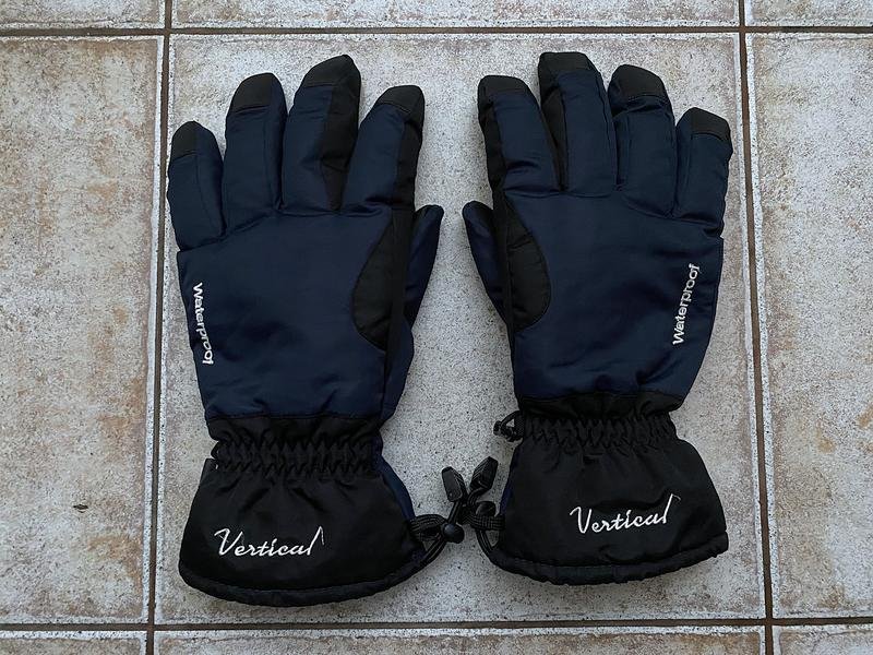 Herren Vertical Skihandschuhe Schwarz Polyester M
