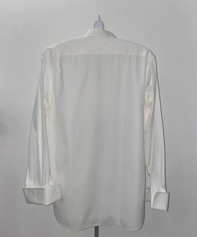 Men Brioni Shirt White Cotton 40 /L / 48