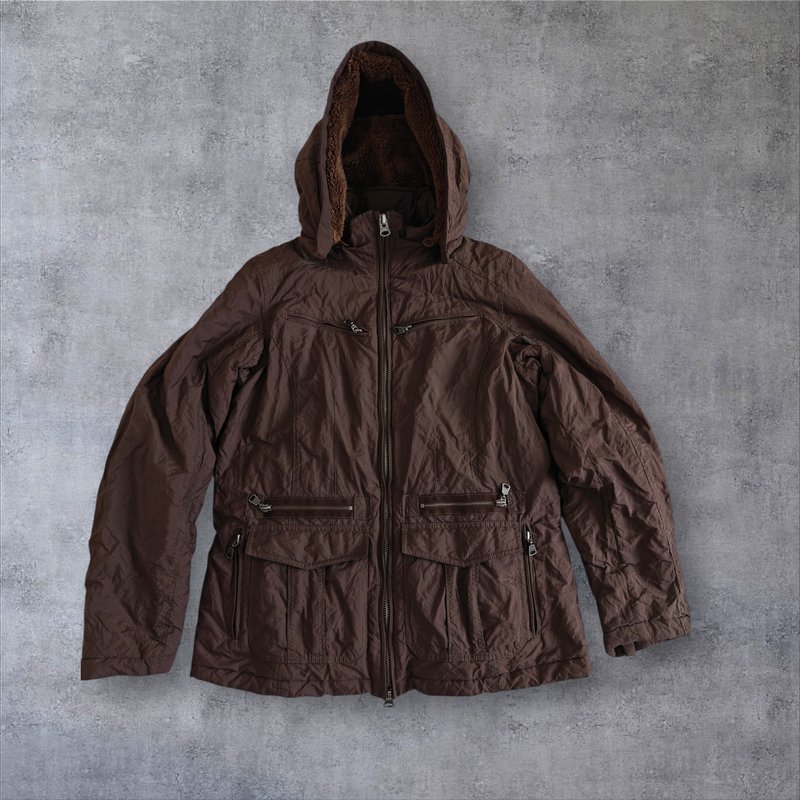 Women Napapijri Jacket Brown XL