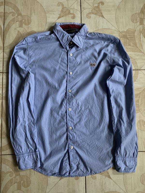 Women Napapijri Shirt Blue Cotton 40 / L / 48