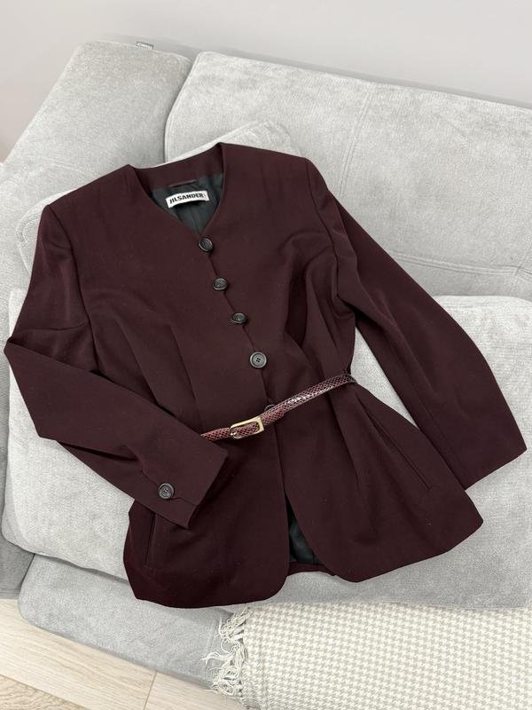 Donna Jil Sander Giacca Marrone Altro