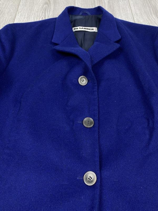 Donna Jil Sander Blazer Blu Navy Baby Cashmere 36
