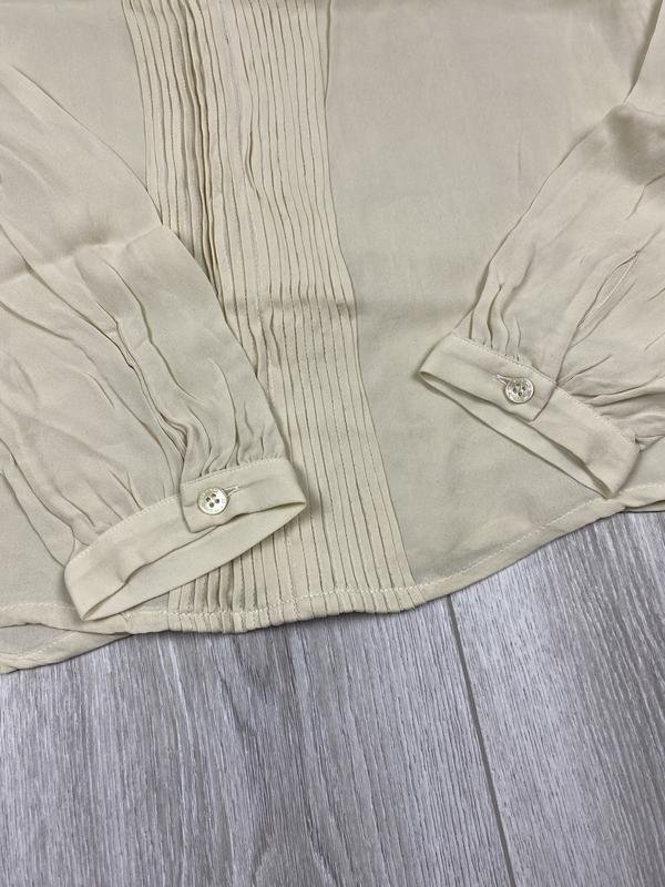 Femme Etro Chemisier Beige Soie 44