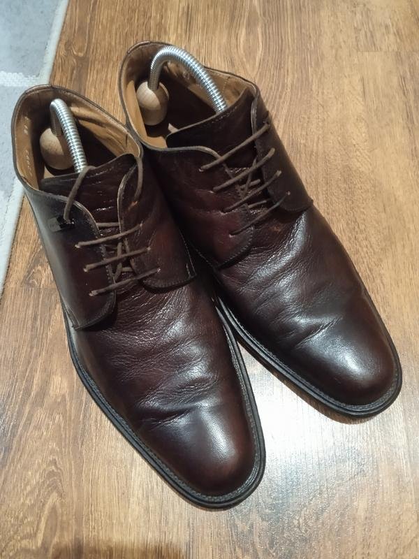 Мужские ALDO Ботинки Чёрные Кожа 42.5